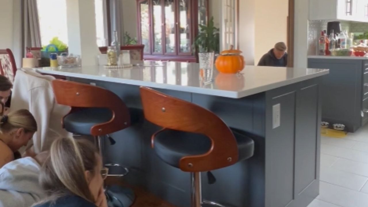 Alberta dad springs into disbelief after kids from BC surprise him for his birthday