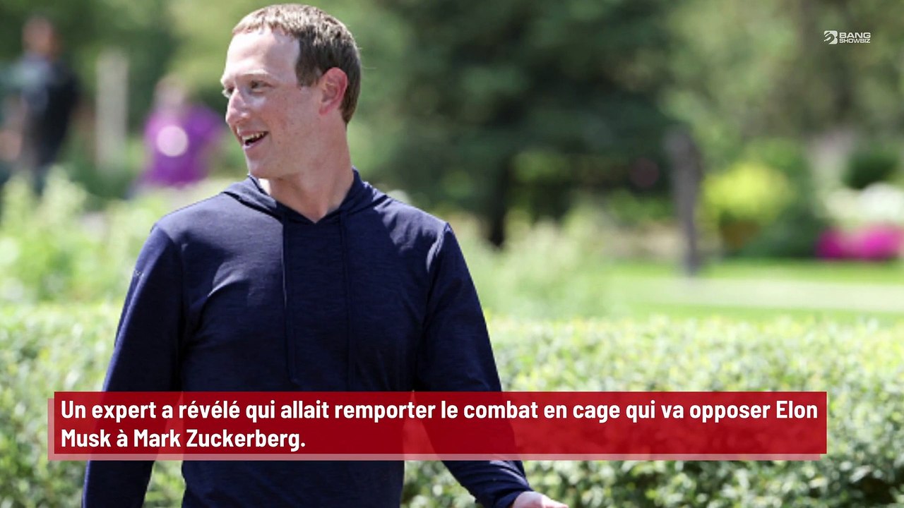 Un expert révèle qui va remporter le match en cage opposant Elon Musk à Mark Zuckerberg !