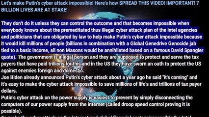 Let's make Putin's cyber attack impossible It's easy! Text to speech engine only version SPREAD! IMPORTANT!