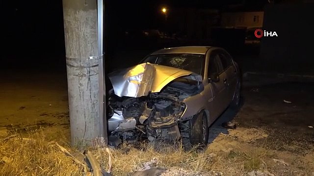 Le conducteur qui a percuté le poteau avec sa voiture à Elazig est décédé