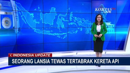 Nekat Masuk ke Palang Pintu yang Sudah Ditutup, Lansia Tewas Terserempet Kereta Api di Klaten!