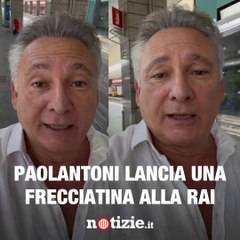Paolantoni lancia una frecciatina alla Rai
