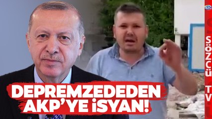İş Yeri Yıkılan Elbistanlı Depremzede AKP'ye İsyan Etti