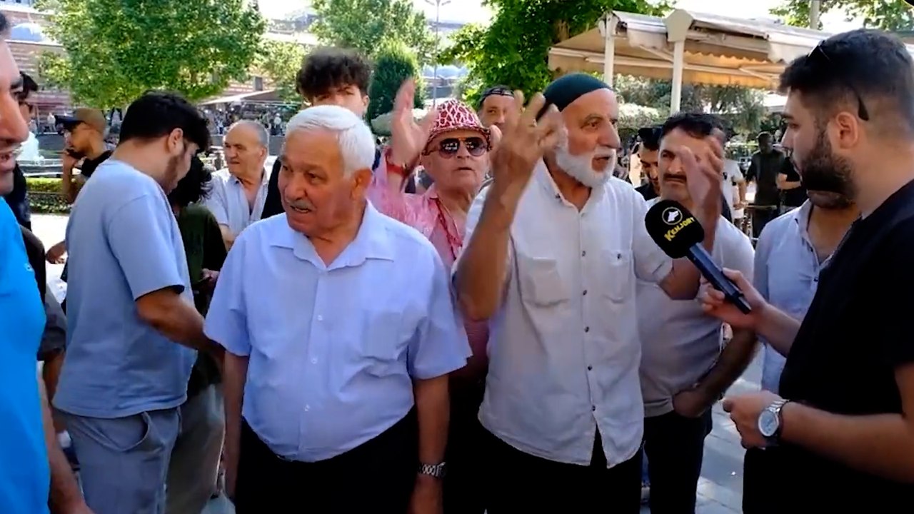 Sokak röportajında konuşan vatandaş: Tankla topla yıkamadılar, bunlar Amerika'nın ve Avrupa'nın oyunu