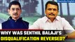 Tamil Nadu governor R.N. Ravi reverses Senthil Balaji’s disqualification with in hours | Oneindia