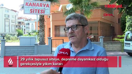 29 yıllık tapusuz site! Tek tek tebligat gönderildi