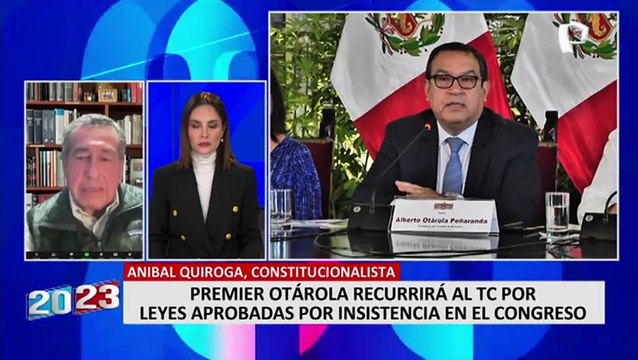 Aníbal Quiroga: Es democrático que leyes discutidas por el Ejecutivo y el Legislativo sean dirimidas por el TC