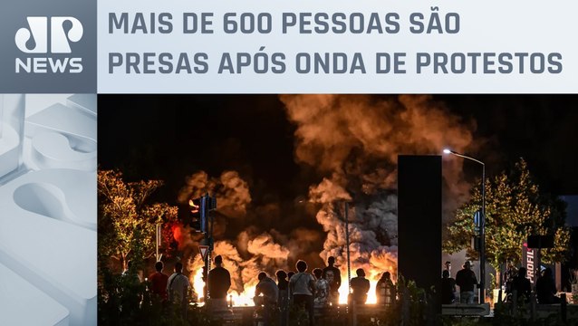 Macron convoca reunião de emergência após 3ª noite de protestos na França