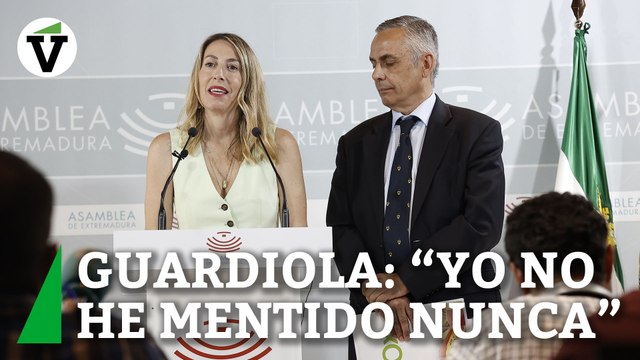María Guardiola tras el pacto con Vox en Extremadura: Yo no he mentido nunca