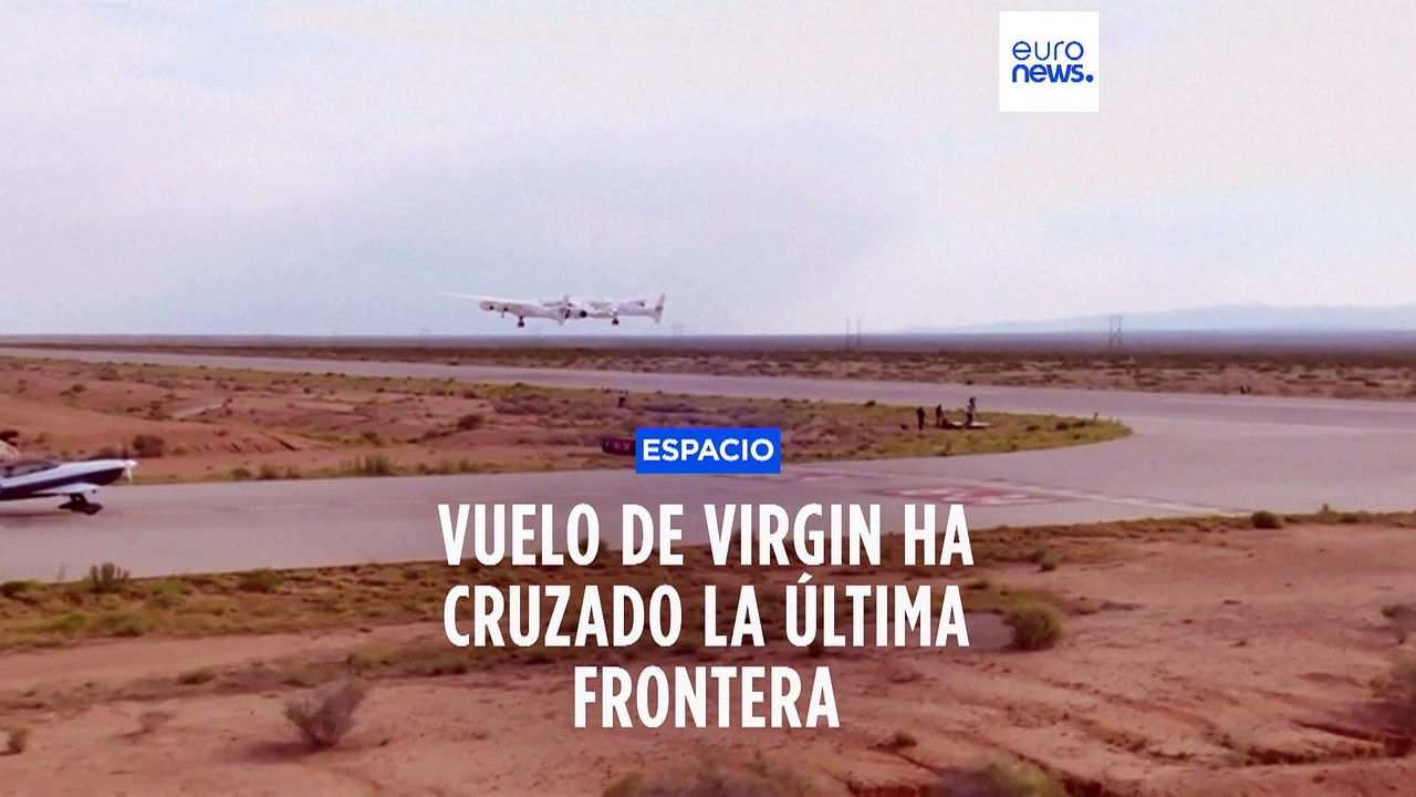 El primer vuelo comercial de Virgin llegó al espacio con un equipo de investigadores italianos