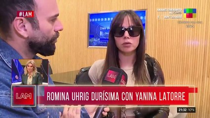 "Me maltrataron": Romina Uhrig ninguneó a LAM y apuntó contra Yanina Latorre