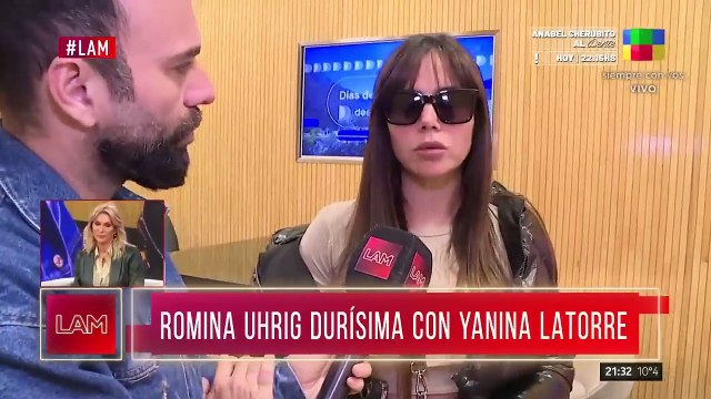 Me maltrataron : Romina Uhrig ninguneó a LAM y apuntó contra Yanina Latorre