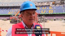 Joan Laporta présente le nouveau stade Spotify Camp Nou