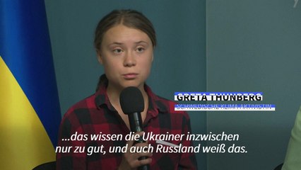 Greta Thunberg: "Ökozid" in der Ukraine ist "Form der Kriegsführung"