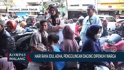 Penggilingan Daging Ramai, Warga Antre Hingga 4 Jam