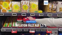 Eurozone: Inflation im Juni auf 5,5 Prozent gesunken