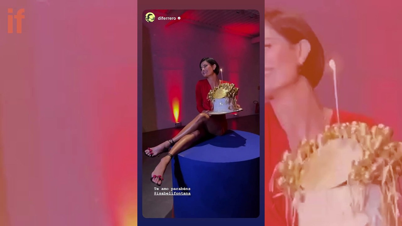Di Ferrero faz festa surpresa para Isabeli Fontana