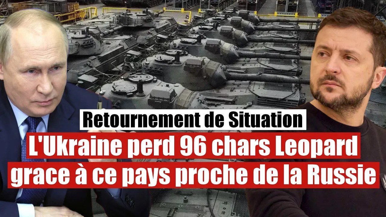 L'Ukraine perd plus de 96 chars Leopard à cause de ce pays européen
