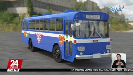Iconic "love bus," biyaheng Makati; electric at solar-powered na | 24 Oras