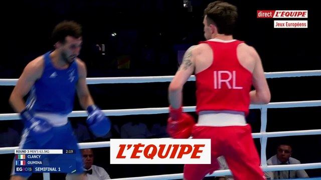 Oumiha en finale - Boxe - Jeux européens