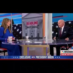 Joe Biden canlı yayını bir anda terk etti! Sunucu neye uğradığını şaşırdı