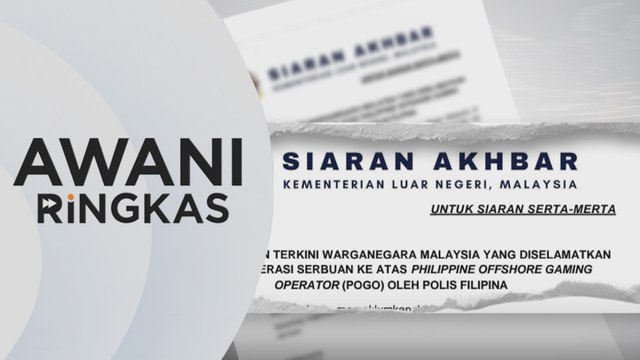 AWANI Ringkas: 127 rakyat Malaysia mangsa sindiket POGO dikenal pasti