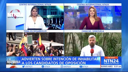 Advierten sobre intención contra opositores en Venezuela