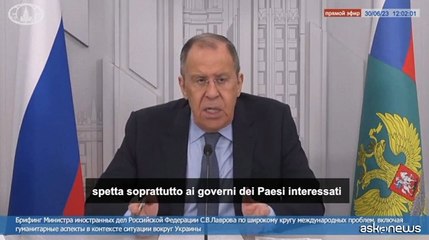 Lavrov: spetta a governi africani decidere su cooperazione Wagner