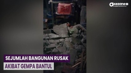 Bantul Diguncang Gempa M 6,4, Sejumlah Bangunan Rusak