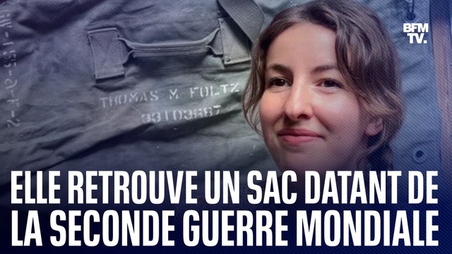 Cette Normande retrouve un sac datant de la Seconde Guerre mondiale dans son grenier