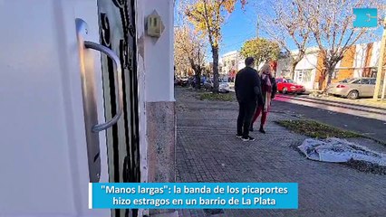 "Manos largas": la banda de los picaportes hizo estragos en un barrio de La Plata