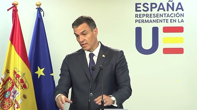 Sánchez critica en Bruselas los pactos entre PP y Vox antes de asumir la presidencia de la UE