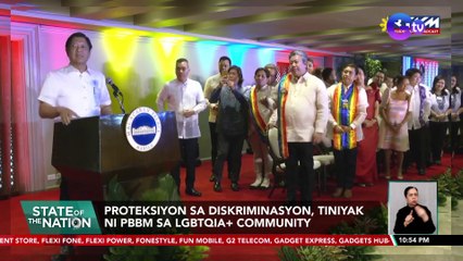 Proteksiyon sa diskriminasyon, tiniyak ni PBBM sa LGBTQIA+ Community | SONA
