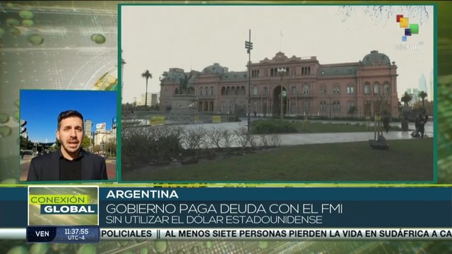 Argentina: Gobierno paga deuda con el FMI sin utilizar el dólar estadounidense