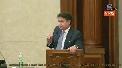 Download Video: Ucraina, Conte: Strada non pu? essere solo quella dell'invio di aiuti militari