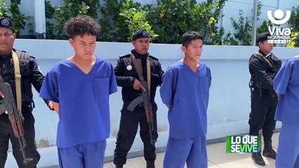 Policía Nacional presenta a 10 delincuentes capturados en Madriz