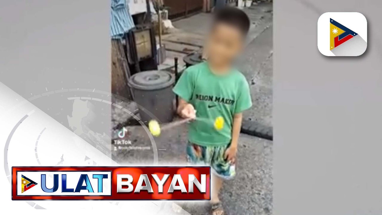 Batang naglalaro ng lato-lato, agaw eksena sa kasalan sa Tandag City, Surigao del Sur