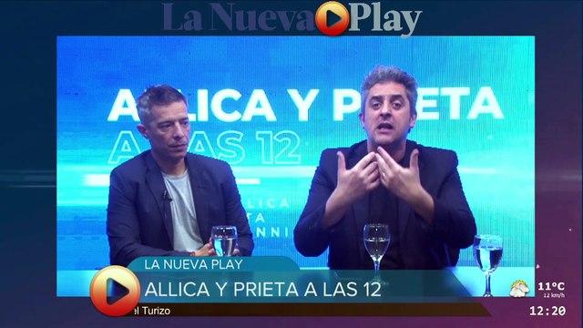 Nicolás Del Caño y Daniela Rodríguez en Allica y Prieta a las 12