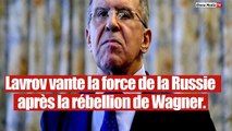 Les propos de Lavrov sur l`armée russe et Wagner ont semé la panique en occident.