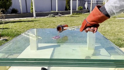 Experiment: LAVA vs BULLETPROOF GLASS