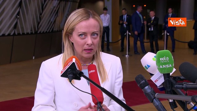 Meloni: Approccio su dimensione esterna su migrazione non c'era mai stato, continuare a lavorare