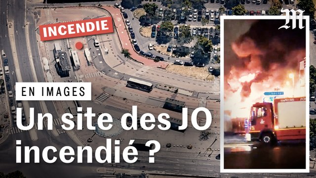 Vue des millions de fois, cette video ne montre pas « l’incendie d’un chantier olympique »