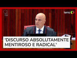 Moraes é enfático ao falar sobre discurso de Bolsonaro a embaixadores: 'Encadeamento de mentiras'
