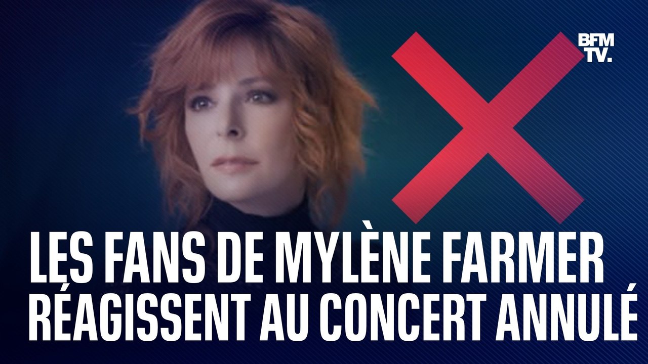 Les fans de Mylène Farmer réagissent au concert annulé en raison des émeutes