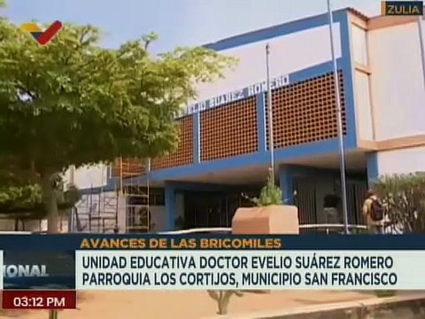 Bricomiles inicia trabajos de recuperación de la U.E.N. Dr. Elio Evelio Suárez Romero del edo. Zulia