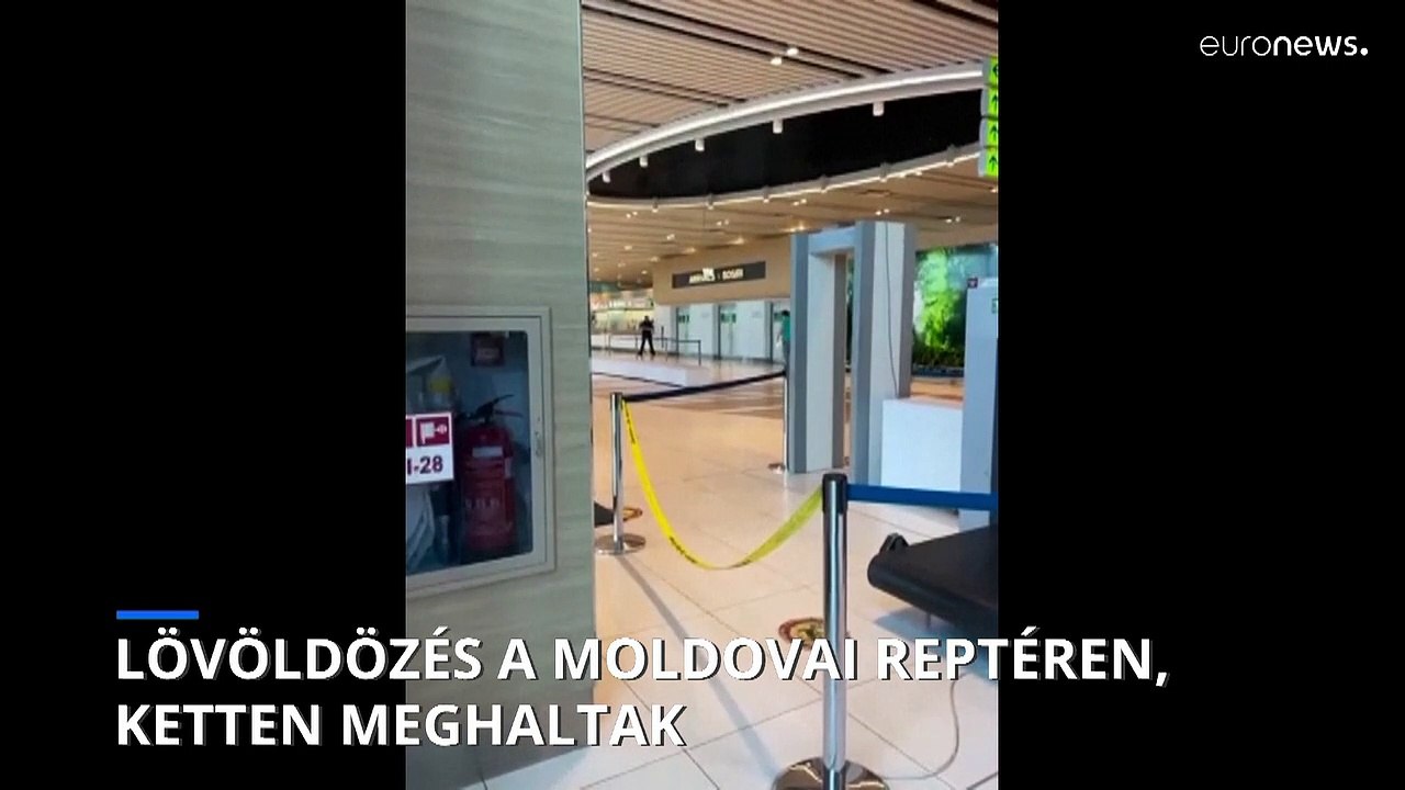 Lövöldözés a moldovai reptéren, ketten meghaltak