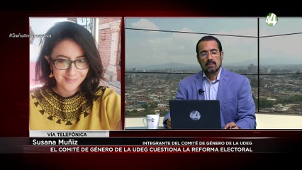 Susana Muñiz habla sobre la postura del Comité de Género UdeG respecto a la reforma electoral