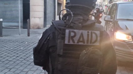 Marseille : le RAID est positionné centre le centre ville