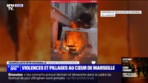 Émeutes: 38 interpellations après des violences et des pillages au cœur de Marseille