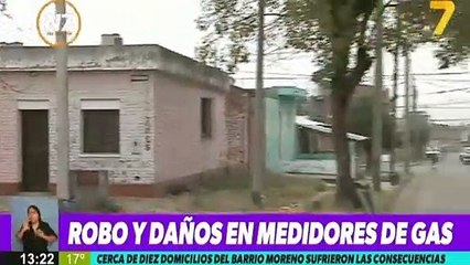 daños medidores en Mariano Moreno